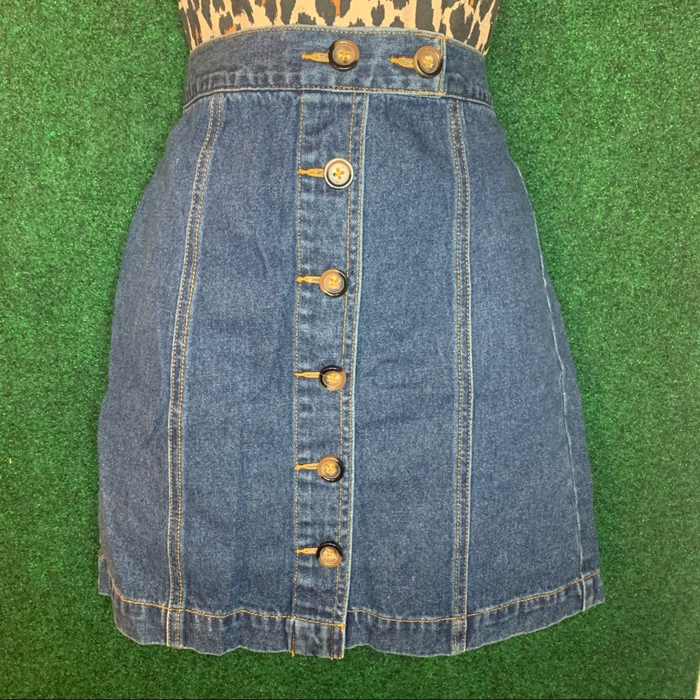 Denim Mini skirt